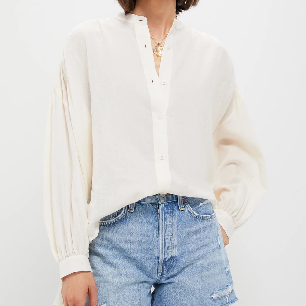 TUCKERNUCK | ivory juliette button down